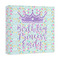 Birthday Princess Canvas Print - 12x12 (Personalized)