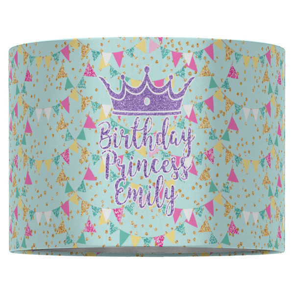 Birthday Princess 16" Drum Lampshade - FRONT (Fabric)