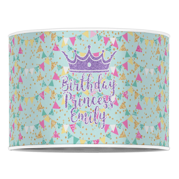 Birthday Princess 16" Drum Lampshade - FRONT (Poly Film)