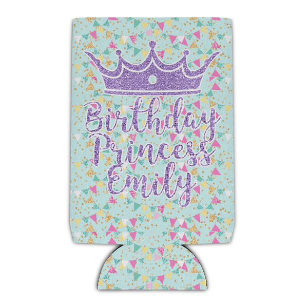 Custom Birthday Princess Can Cooler (16 oz) (Personalized)