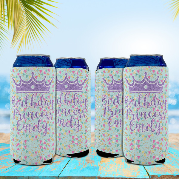 Birthday Princess 16oz Can Sleeve - Set of 4 - LIFESTYLE