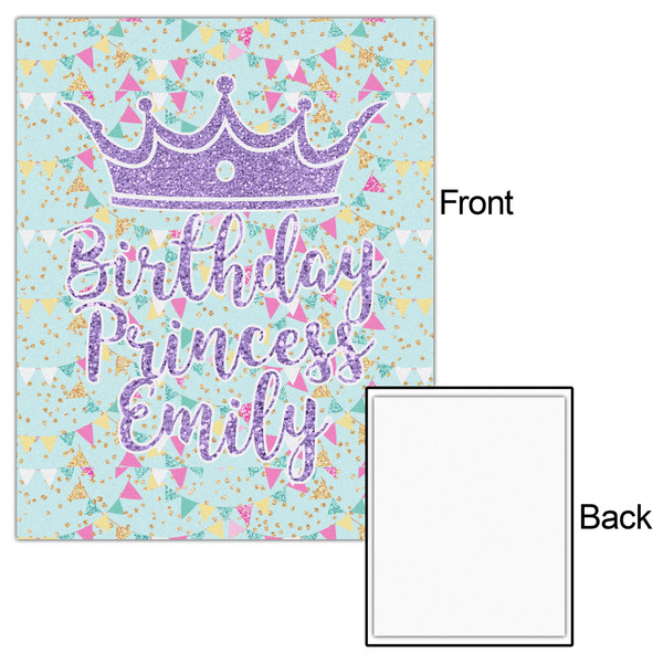 Birthday Princess 16x20 - Matte Poster - Front & Back