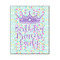 Birthday Princess Wood Print - 16x20 (Personalized)