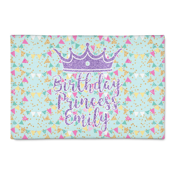 Custom Birthday Princess 2' x 3' Indoor Area Rug (Personalized)