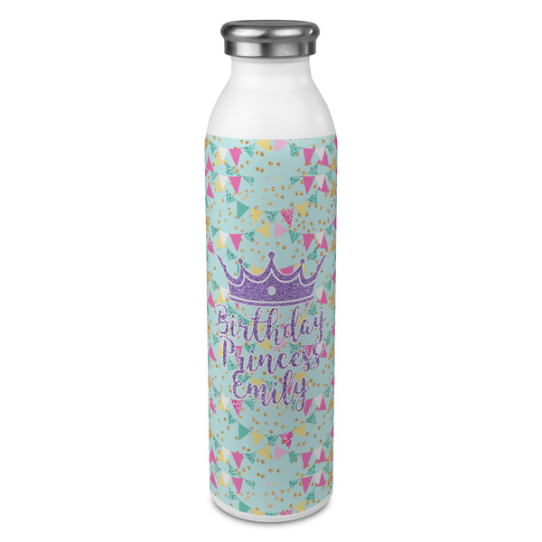 Custom Birthday Princess 20oz Stainless Steel Water Bottle - Full Print (Personalized)
