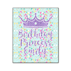 Birthday Princess Wood Print - 20x24 (Personalized)