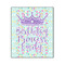 Birthday Princess Wood Print - 20x24 (Personalized)