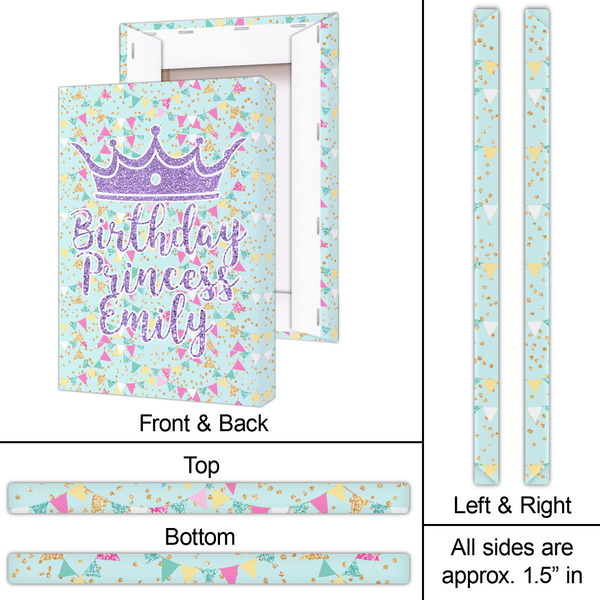 Birthday Princess 20x30 - Canvas Print - Approval