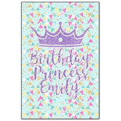 Birthday Princess Wood Print - 20x30 (Personalized)