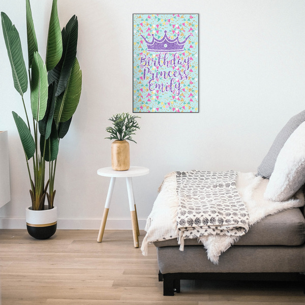 Birthday Princess 20x30 Wood Print - In Context