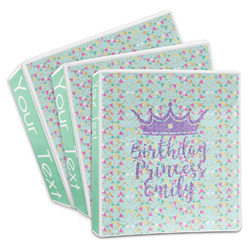 Birthday Princess 3-Ring Binder (Personalized)