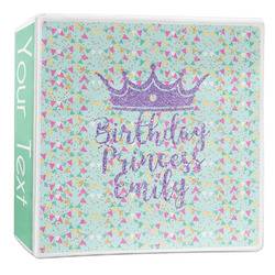 Birthday Princess 3-Ring Binder - 2 inch (Personalized)