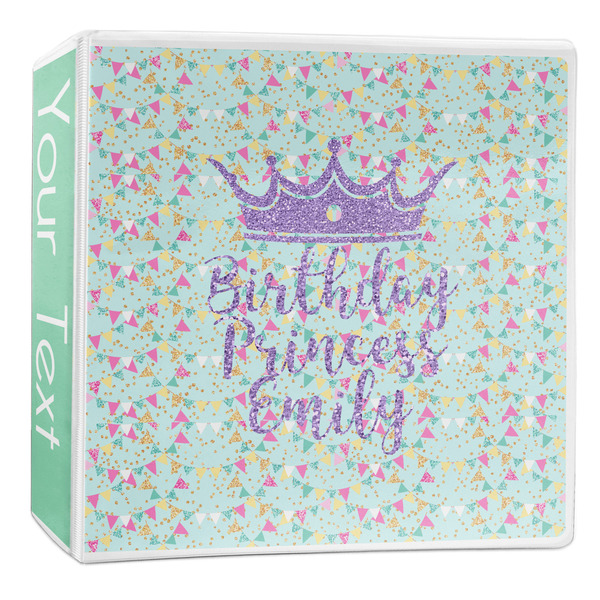 Custom Birthday Princess 3-Ring Binder - 2 inch (Personalized)