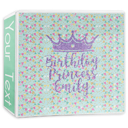 Birthday Princess 3-Ring Binder - 3 inch (Personalized)