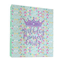Birthday Princess 3 Ring Binder - Full Wrap - 1" (Personalized)