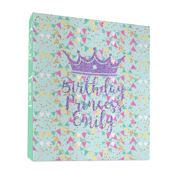 Custom Birthday Princess 3 Ring Binder - Full Wrap - 1" (Personalized)