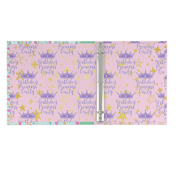 Birthday Princess 3 Ring Binders - Full Wrap - 1" - OPEN INSIDE