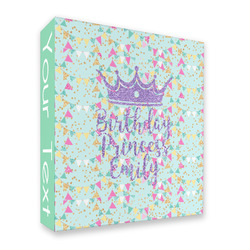 Birthday Princess 3 Ring Binder - Full Wrap (Personalized)