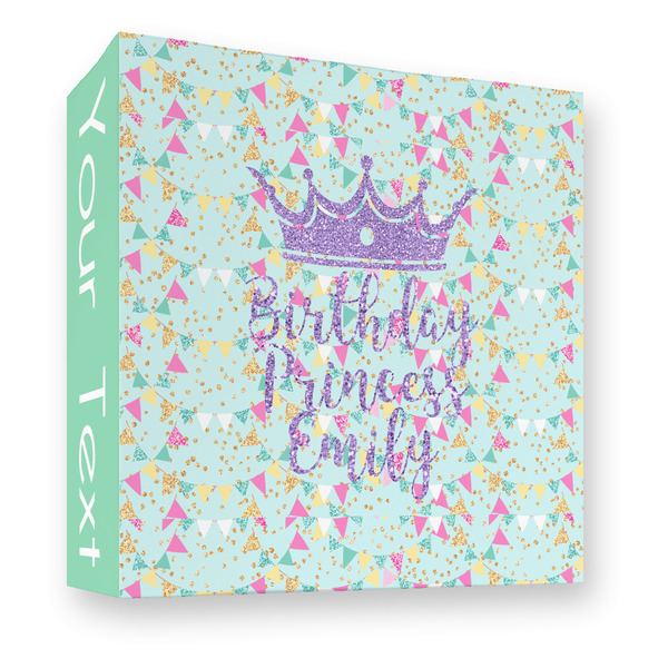 Custom Birthday Princess 3 Ring Binder - Full Wrap - 3" (Personalized)
