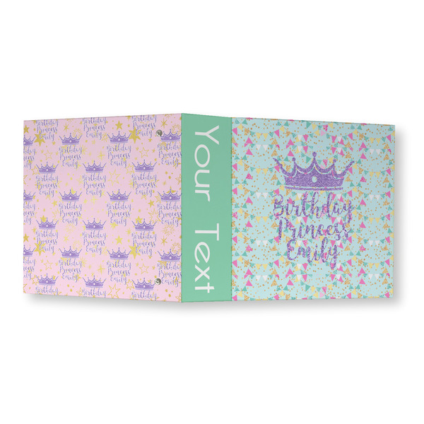 Birthday Princess 3 Ring Binders - Full Wrap - 3" - OPEN OUTSIDE