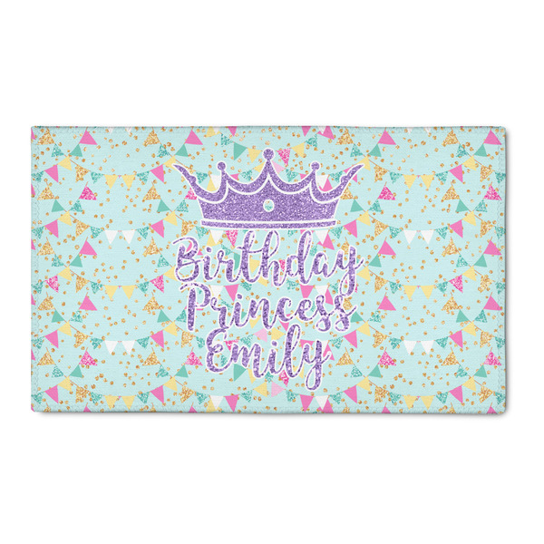 Custom Birthday Princess 3' x 5' Patio Rug (Personalized)