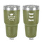 Birthday Princess 30 oz Stainless Steel Tumbler - Olive - Double-Sided (Personalized)