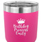 Birthday Princess 30 oz Stainless Steel Ringneck Tumbler - Pink - CLOSE UP