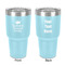 Birthday Princess 30 oz Stainless Steel Ringneck Tumbler - Teal - Double Sided - Front & Back