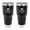 Birthday Princess 30 oz Stainless Steel Ringneck Tumblers - Black - Double Sided - APPROVAL