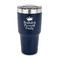 Birthday Princess 30 oz Stainless Steel Ringneck Tumblers - Navy - FRONT