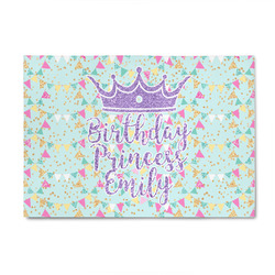 Birthday Princess 4' x 6' Indoor Area Rug (Personalized)