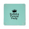 Birthday Princess 6" x 6" Teal Leatherette Snap Up Tray - APPROVAL