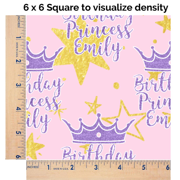 Birthday Princess 6x6 Swatch of Fabric
