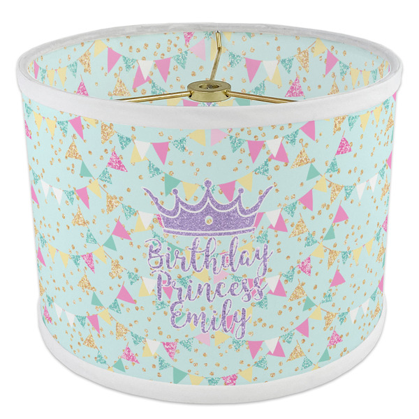 Birthday Princess 8" Drum Lampshade - ANGLE Poly-Film