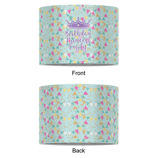 Birthday Princess 8" Drum Lampshade - APPROVAL (Fabric)