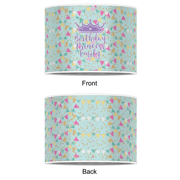 Birthday Princess 8" Drum Lampshade - APPROVAL (Poly Film)