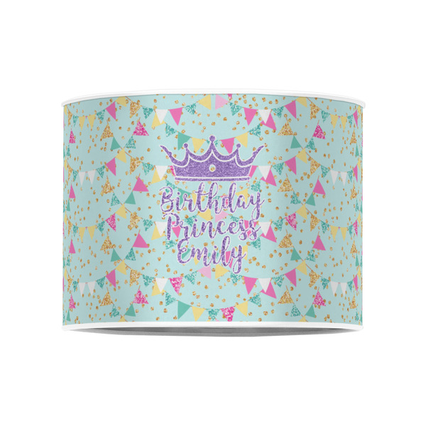Birthday Princess 8" Drum Lampshade - FRONT (Poly Film)