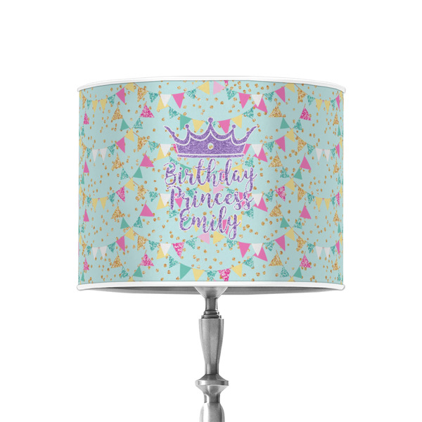Birthday Princess 8" Drum Lampshade - ON STAND (Poly Film)