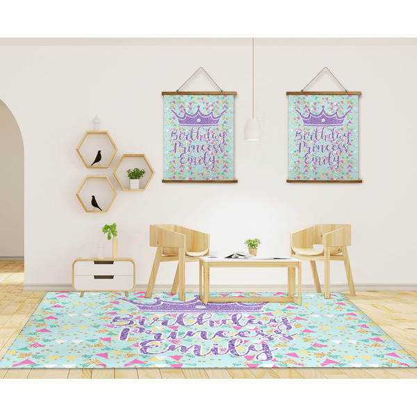 Birthday Princess 8'x10' Indoor Area Rugs - IN CONTEXT