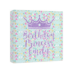 Birthday Princess Canvas Print - 8x8 (Personalized)