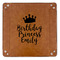 Birthday Princess 9" x 9" Leatherette Snap Up Tray - APPROVAL (FLAT)