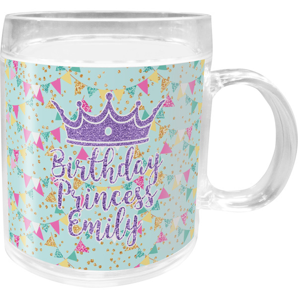 Custom Birthday Princess Acrylic Kids Mug (Personalized)
