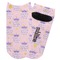 Birthday Princess Adult Ankle Socks - Single Pair - Front and Back