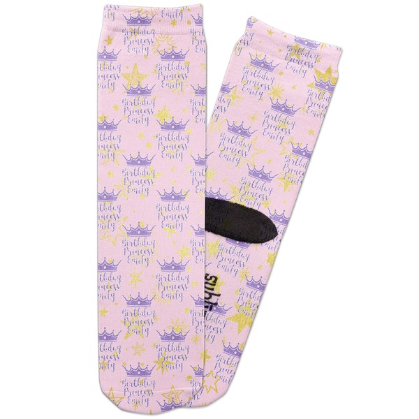 Custom Birthday Princess Adult Crew Socks (Personalized)