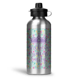 Birthday Princess Water Bottles - 20 oz - Aluminum (Personalized)