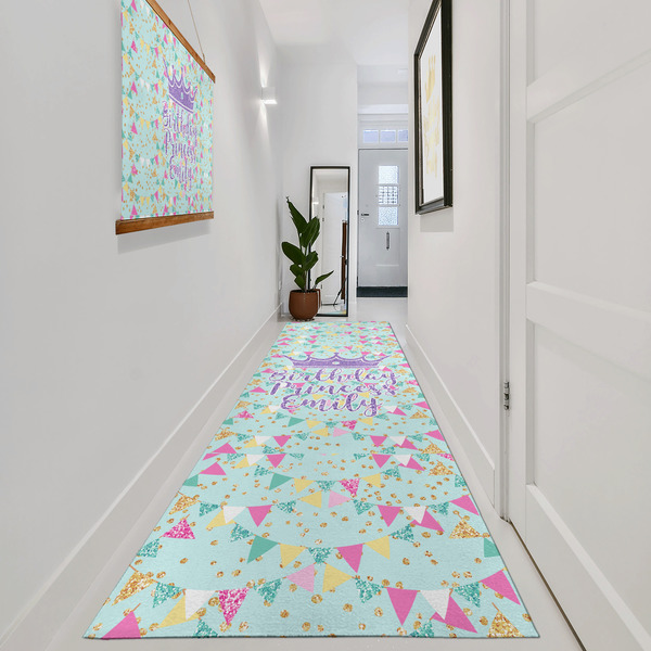 Birthday Princess Area Rug Sizes - In Context (vertical)
