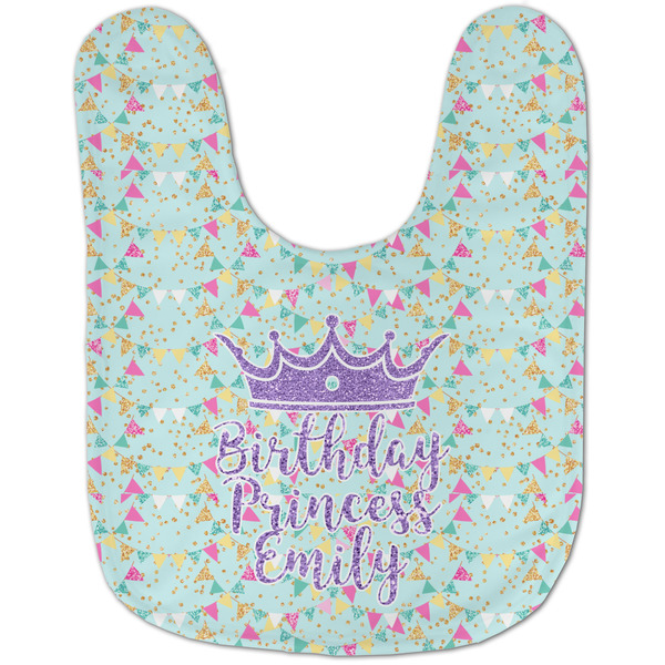 Birthday Princess Baby Bib - AFT flat