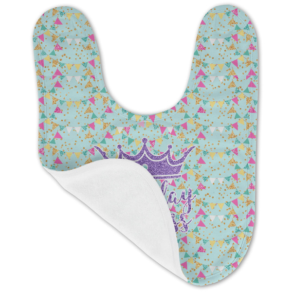 Birthday Princess Baby Bib - AFT folded