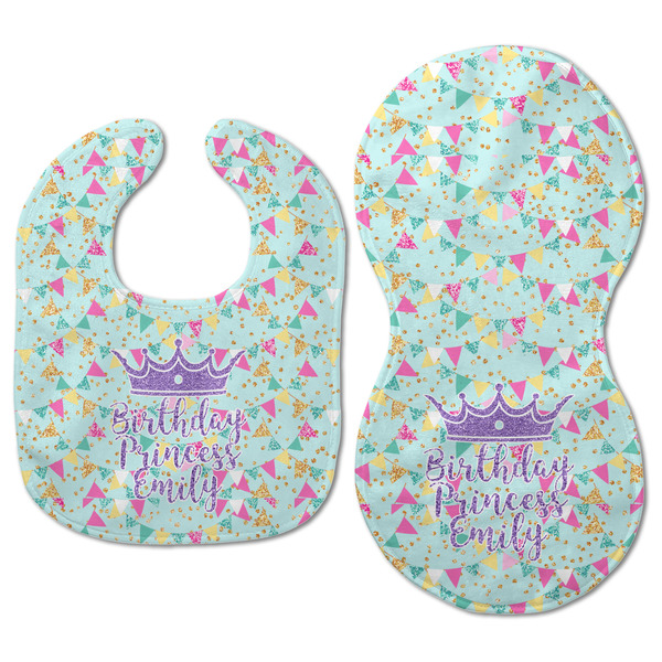 Birthday Princess Baby Bib & Burp Set - Approval (new bib & burp)