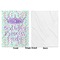 Birthday Princess Baby Blanket (Single Sided - Printed Front, White Back)